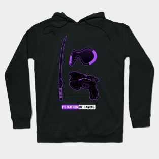 I rather be gaming Hoodie